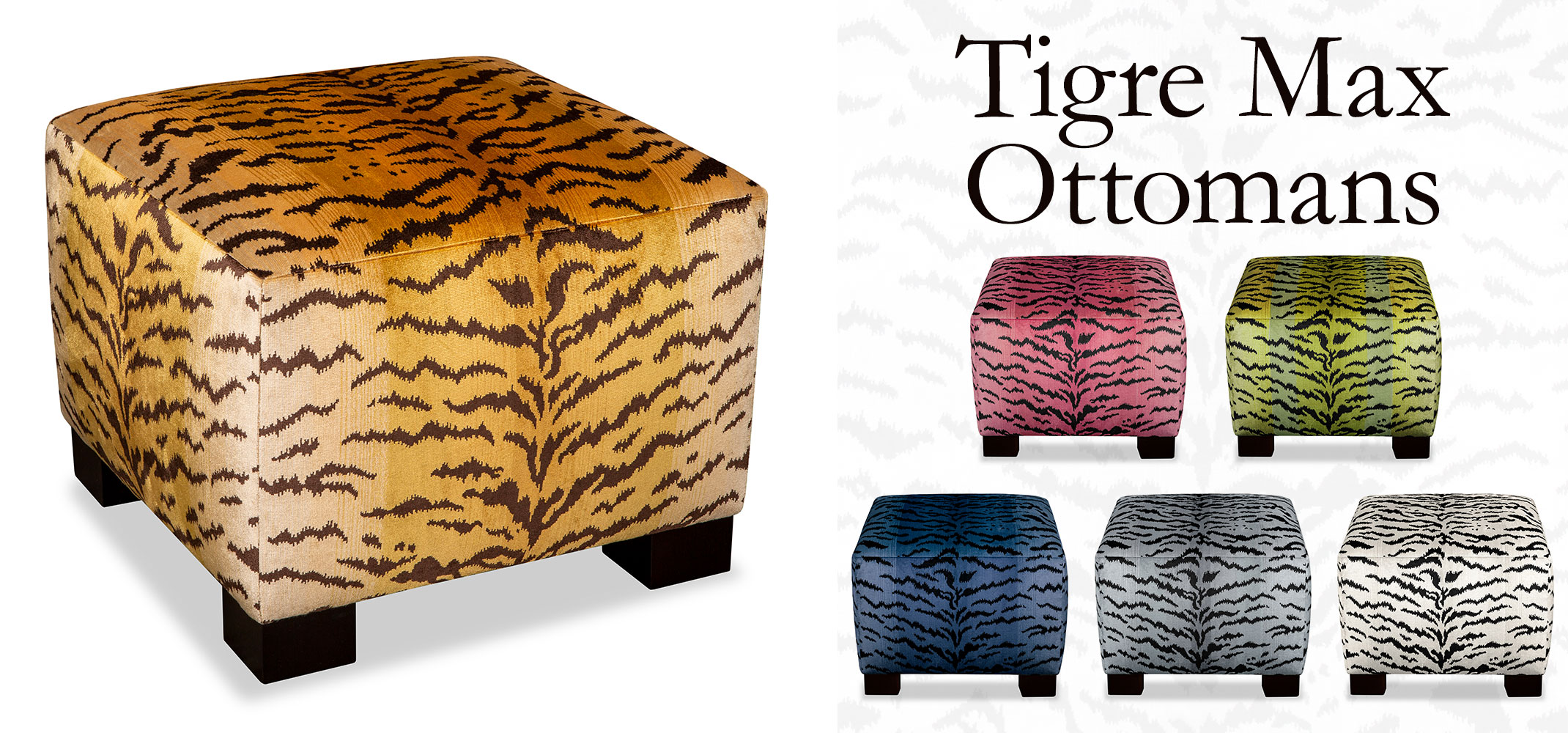 Tigre Max Ottomans